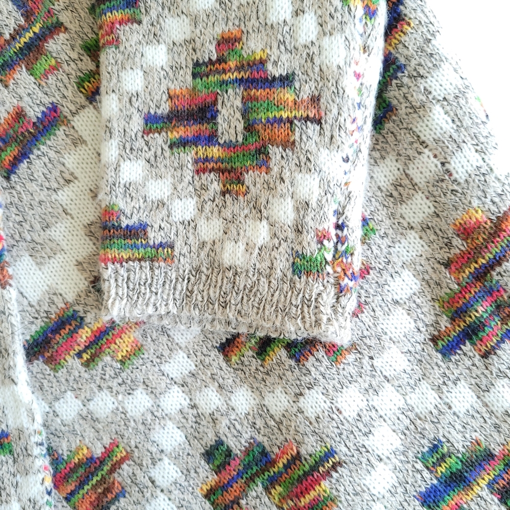 Design Lab Aztec Pattern Sweater - image 3